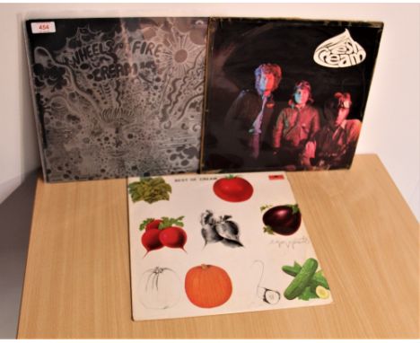 A lot of 3 Cream albums - the copy of  ' Fresh Cream ' is the Reaction label press but not in the best of condition - VG minu