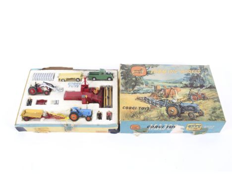  A boxed Corgi toys farming models, gift set no. 22 (milk churn missing)