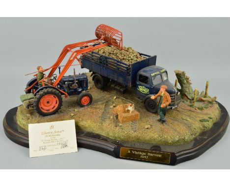A LIMITED EDITION COUNTRY ARTISTS FIGURE GROUP, 'A Vintage Harvest - 1957', No284/570, O1708 by Anthony Halls and Bob Price, 