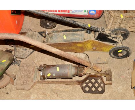 TWO VINTAGE DUNLOP TROLLEY COMPRESSORS (2)