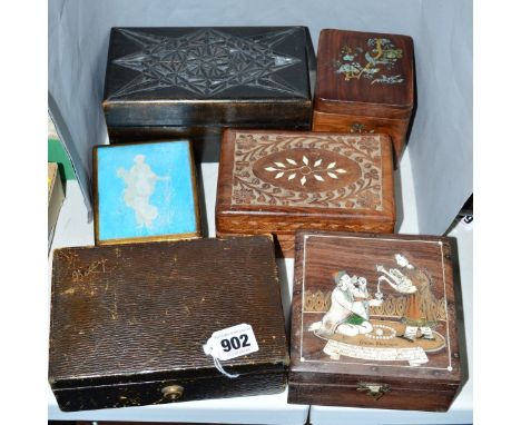 A LEATHER CASED BOX, by J.G.Vickery, London, with velvet interior and Bramah lock (no key) (leather scratched and faded), tog
