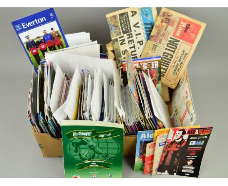 A LARGE COLLECTION OF TOTTENHAM HOTSPUR HOME FOOTBALL PROGRAMMES 1979 TO EARLY 2000'S, condition ranges from fair to good, le
