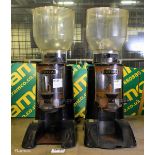 2x Expobar Cunill espresso coffee grinders