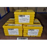 5x sets of Kennametal DNGU11T324ENLFJ 25DEG Top Rake 4 Edge thread inserts - 10 packs per set