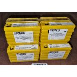 6x sets of Kennametal DNGU11T324ENLFJ 25DEG Top Rake 4 Edge thread inserts - 10 packs per set