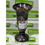Silver plated church 6 inch vase