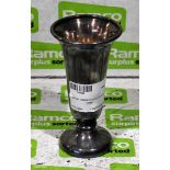 Silver plated church 6 inch vase