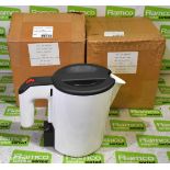 2x Redring 0.8 ltr electric kettles - 240V