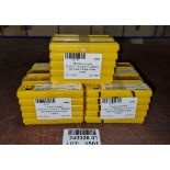 5x sets of Kennametal DNGU11T324ENLFJ 25DEG Top Rake 4 Edge thread inserts - 10 packs per set