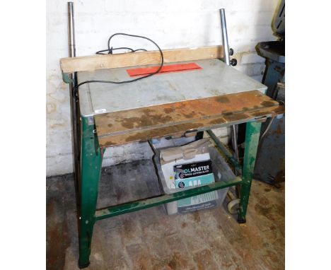 A woodworking circular saw bench, single phase. 