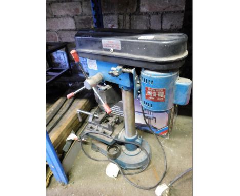 A Clarke motor bench drill, with five speeds, boxed.