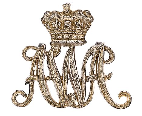 Indian Army. 4th Bn. (Duke of Connaught’s Own) 10th Baluch Regt. 1920 Birmingham hallmarked silver Officer’s field service ca
