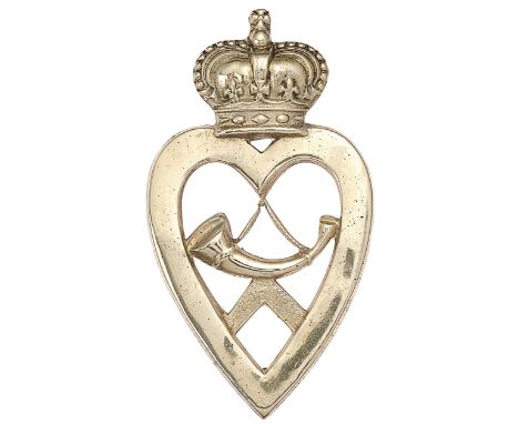 Scottish. Ross, Caithness, Sutherland, Cromarty (Highland Rifle Militia) Victorian Officer’s glengarry badge circa 1868-81.Go