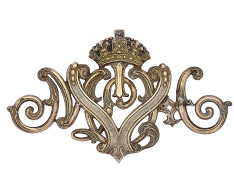 1st Middlesex Light Horse (Metropolitan Light Horse) Volunteers pouch badge circa 1861-66.A fine and scarce die-stamped silve