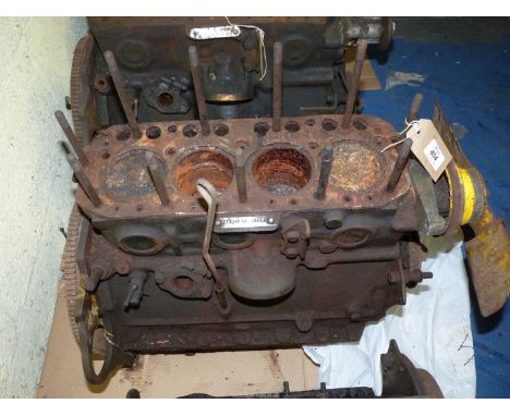 An Austin A60, etc. 1622 cc Engine for spares/reconditioning, currently does not turn. No cylinder head present. Serial No. 1