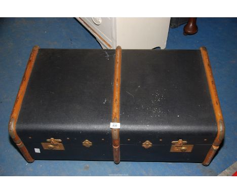A steamer trunk.
