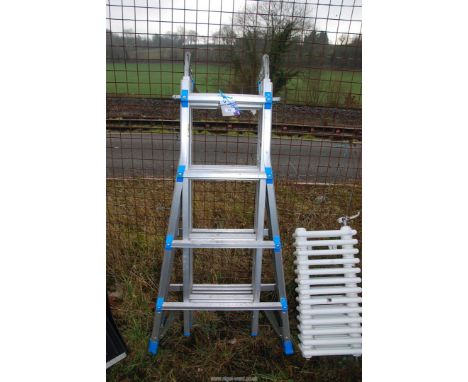 A "Macallister" 2 x 7 combination ladder.