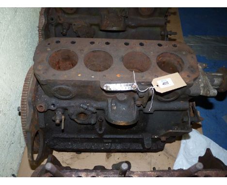 An Austin A50 1,500 cc Engine for spares/reconditioning, (No cylinder head, pistons or connecting rods present). Serial No. R