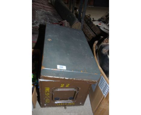 A modified ammunition box.