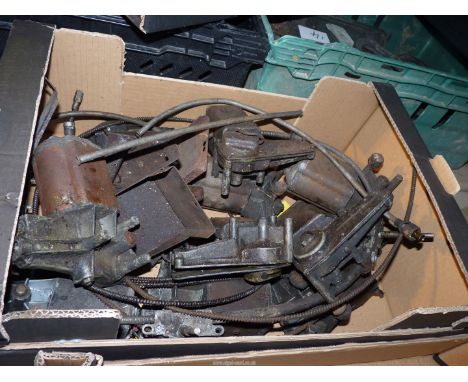 Thirteen Windscreen Wiper Motors, A50, etc. all in need of re-conditioning.