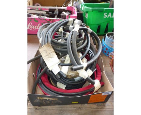 10.5 m. of door seal Trim (red), 2 m. A50/60 fuel Pipe, 2 m. of Windscreen rubber, 1 m. of A50/60 heater hose pipe, 3 m. of f