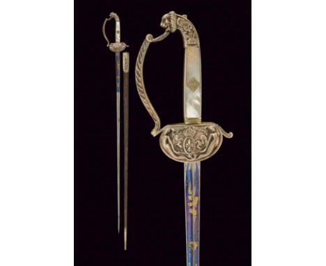 dating: First half of the 19th Century provenance: Kingdom of the Two Sicilies, Straight blade of triangular section, first p