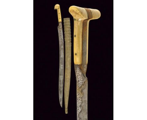 dating: Late 19th Century provenance: Turkey, Typical, slightly curved, single-edged blade with thin groove on the back, engr