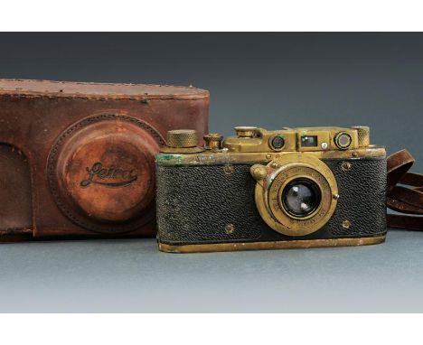 dating: Second half of the 20th Century provenance: Eastern Europe, With brass body, marked 'Ernst Leitz Wetzlar', 'Leica D. 