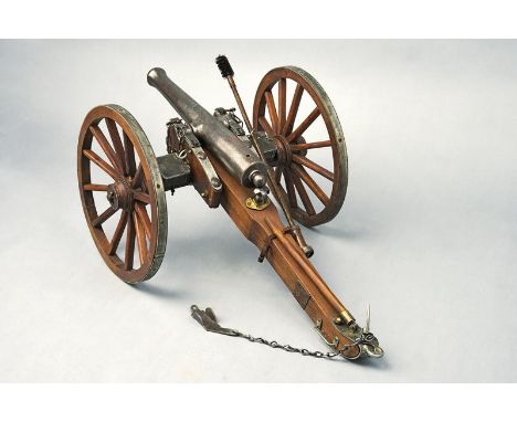 dating: first quarter of the 20th Century provenance: Europe, Heavy, iron barrel of tapering shape, provided with moulded muz