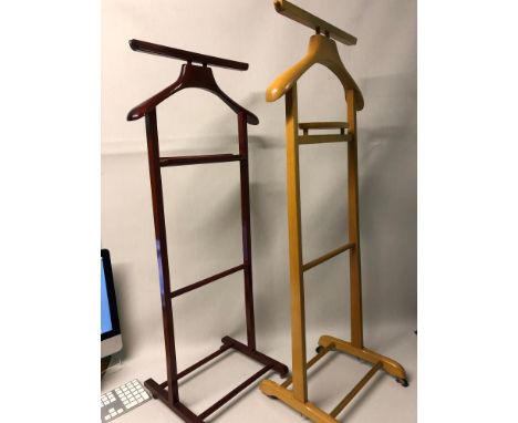 2 vintage bedroom clothes stands 