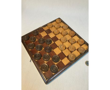 1960s Italian Inlaid Wood Multi Game Table With Roulette, Checkers/Chess,  Backgammon