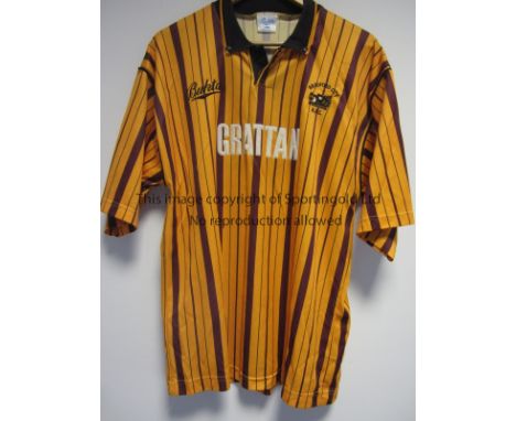 BRADFORD CITY  Match worn number 9 shirt worn by Sean McCarthy  when playing for Bradford City. Sean made 131 appearances for