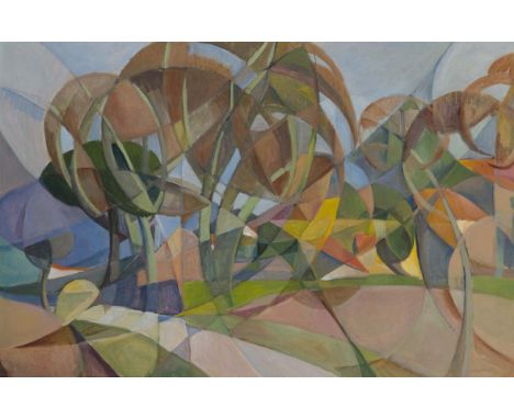 Mary Swanzy HRHA 1882-1978FRENCH LANDSCAPEOil on canvas, 17" x 25" ( 43 x 63.5cm)Provenance: James Gorry, June 1997 (Cat No. 
