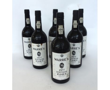 Six Grahams Malvedos 1979 vintage port, and six Warres 1977 vintage port, (12).