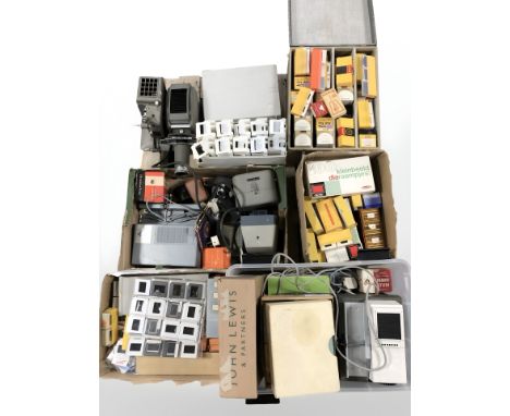 A Prado projector, related equipment, cine camera, negatives and photographic equipment (one pallet) 