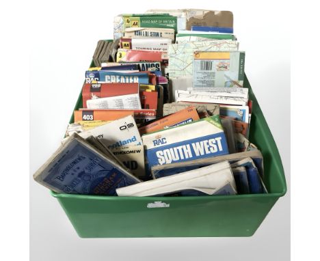 A quantity of Ordnance Survey and other maps 