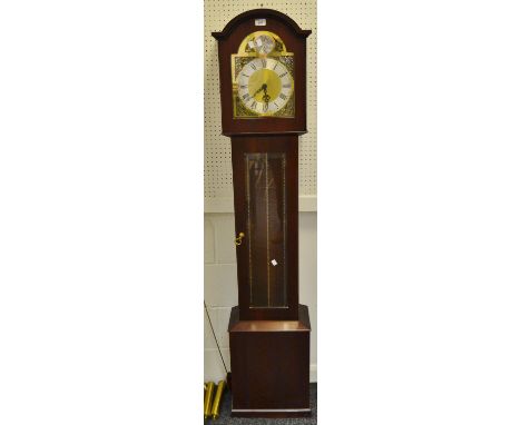 A contemporary longcase clock