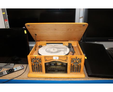 A Prolectrix record player and audio system
