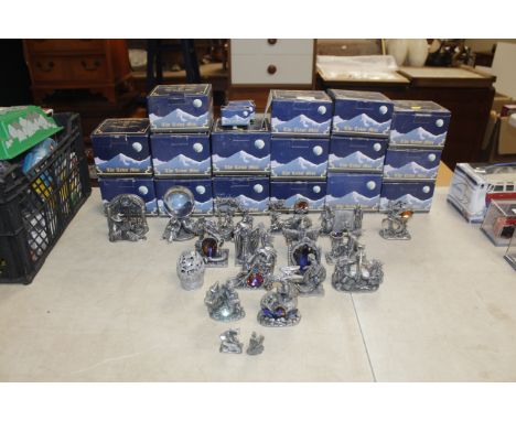 A quantity of the Tudor Mint Myth & Magic figurines 
