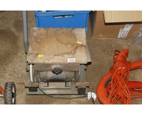 A dual wheel bench top grinder 
