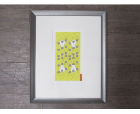 JENNIFER WEST (XX/XXI) A framed limited edition art print 'Yellow Light', signed and titled and numbered 12/50. Image size 30