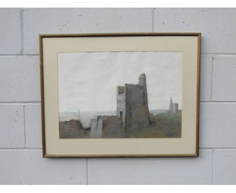 MICHAEL J PRAED (b.1941): A framed and glazed pastel, Green Burrow Engine House (No.21). Signed bottome right. Image size 40c