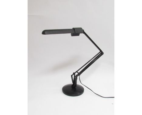 A vintage genuine Anglepoise Ltd lamp in black, model 90PL, draughtsman office lamp (Collectors Electrical Item, See Informat