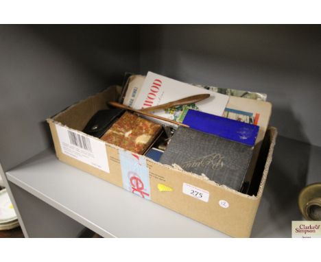 A quantity of Valiant comics; various card games; letter openers and scales