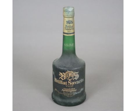 Armagnac Grand fine, Brillat Savarin - Armagnac V.S.O.P. Brilliat Savarin, France, 70 cl, 40%, Füllstand: Mid Shoulder, Flasc
