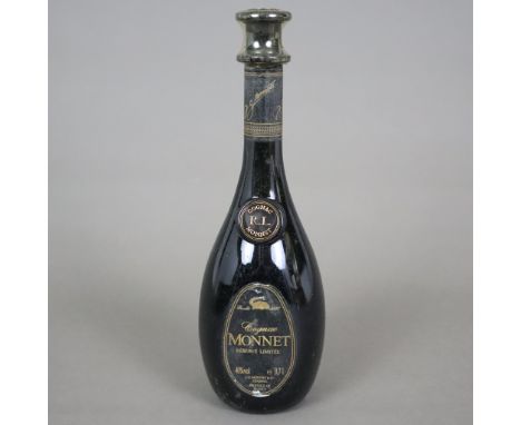 Cognac Monnet Réserve limitée - France, 70 cl, 40%, J.G.Monnet &amp;amp; Co., Füllstand: Mid Shoulder, in Originalbox, Box un