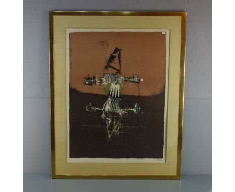 FRIEDLÄNDER, JOHNNY (Pleß / Oberschlesien 1912- 1992 Paris), Farblithografie / Künstlersteinzeichnung / lithography: "Haarlem