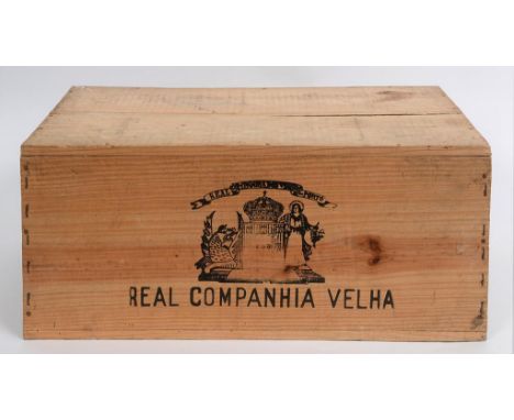 Twelve bottles of Royal Oporto vintage port, 1977, in own wooden case  See illustration Delivery of this lot can be arranged 