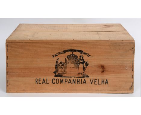 Twelve bottles of Royal Oporto vintage port, 1977, in own wooden case  See illustrationDelivery of this lot can be arranged w