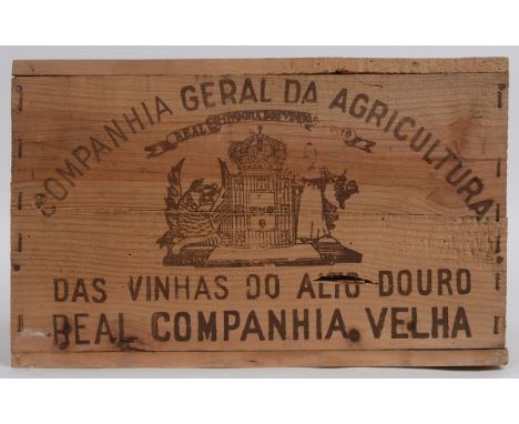 Twelve bottles of Royal Oporto vintage port, 1982, in own wooden case  See illustrationDelivery of this lot can be arranged w